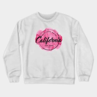 Make Some Waves, California, Surf Rider Crewneck Sweatshirt